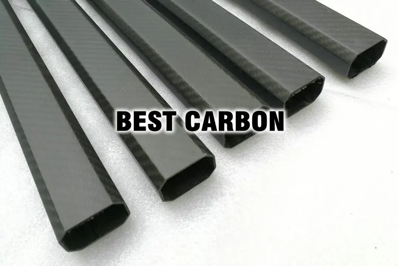 Высококачественная восьмиугольная намотка из углеродного волокна 3K 25 мм х 38 850