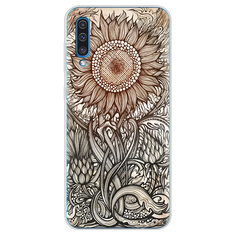 shangxrk Чехол для samsung Galaxy A50 A505 A505F с мраморным кружевом и цветами, прозрачный чехол из ТПУ для девочек, чехол для samsung Galaxy A10 A20e A30 A40 A60 A70 - Цвет: shangxrk