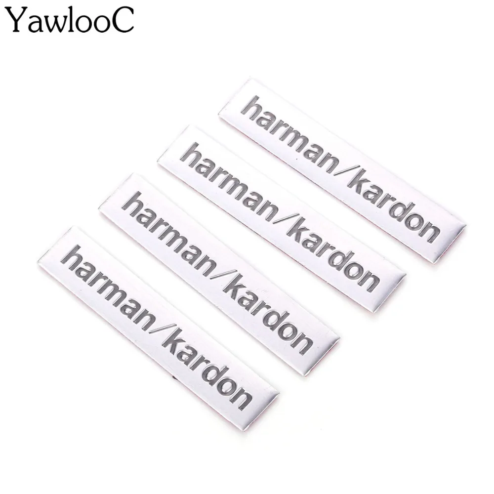 3D Harman/Kardon Hi-Fi динамик стерео динамик алюминиевая эмблема наклейка автомобиль аксессуары Стайлинг 254