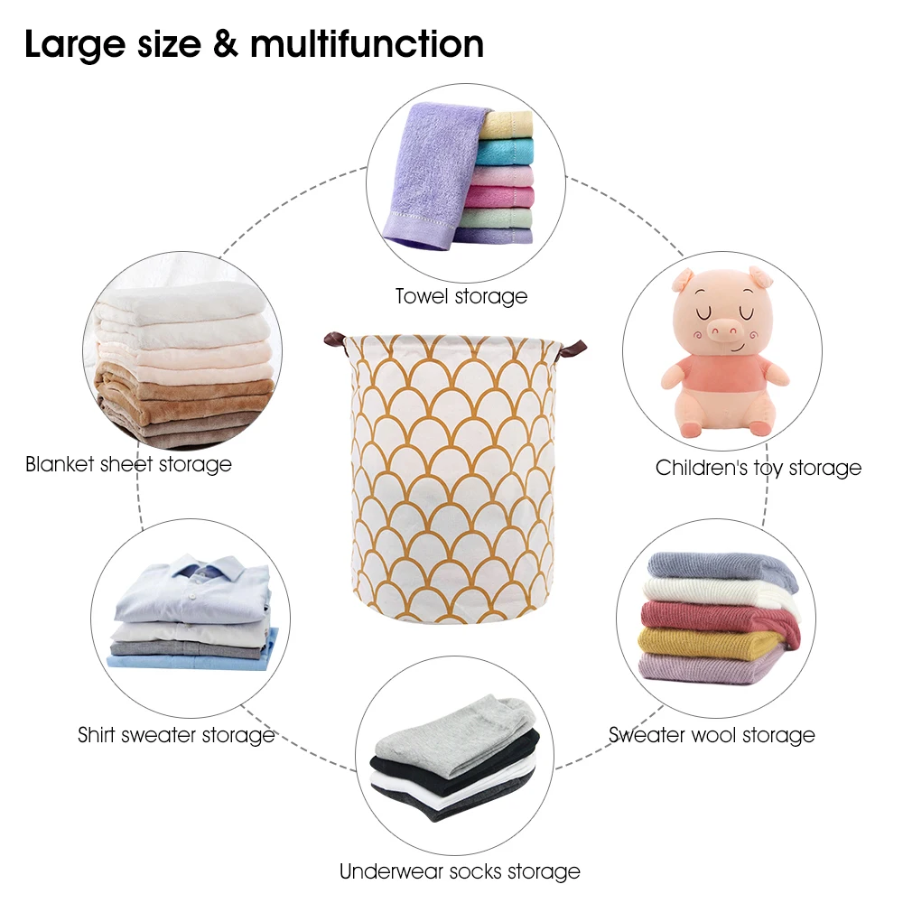 1 шт. большое ведро для хранения бытовой льняной ткани корзина грязной одежды с