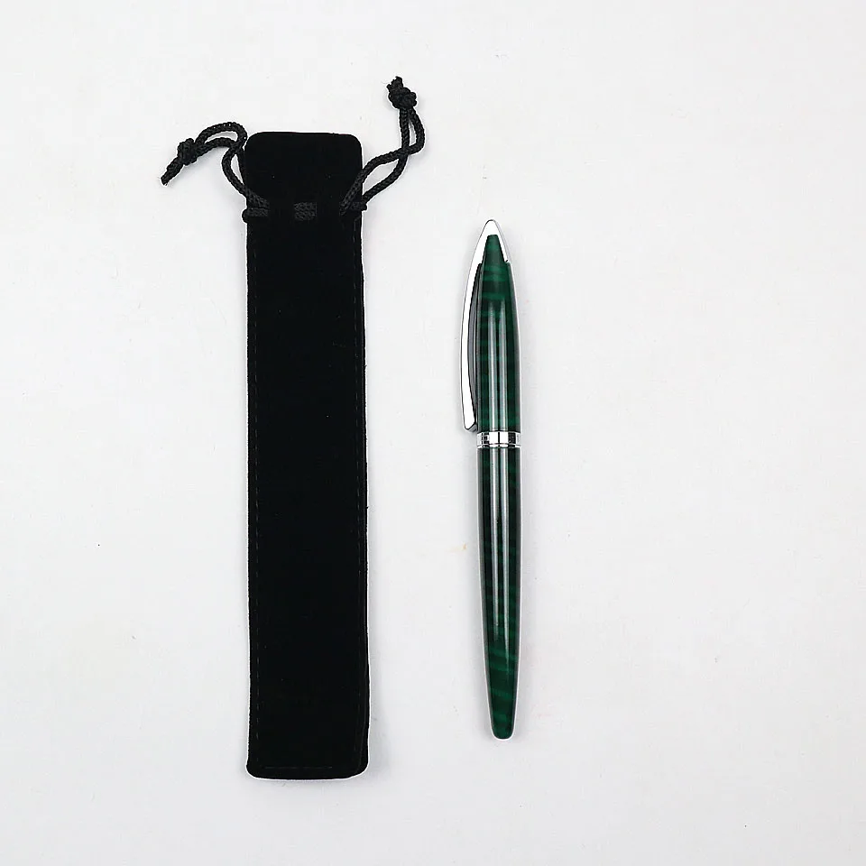 1 Green - 1 bag JINHAO 156A фонтан ручка высокого качества металлический Роскошные перо 0,5 мм Серебристая стрела Клип Офис школа студент шариковая ручка подарок - Цвет: 1 Green - 1 bag