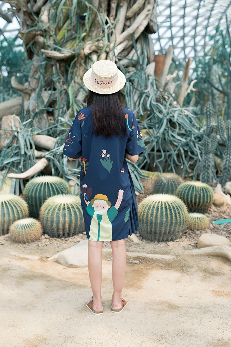 Длинное платье рубашка летняя Новинка повседневные женские футболки с круглым