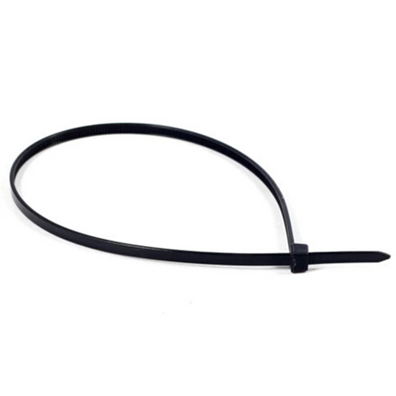 

100pcs Plastic Zip Trim Wrap Cable Loop Ties Wire Self-Locking Black 100mm Network Nylon Plastic Cable Wire Zip Tie Cord Strap