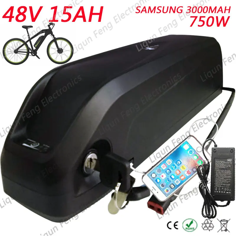 Литий ионный аккумулятор для электровелосипеда Bafang 48 в 750 Вт 1000 с USB портом|e-bike