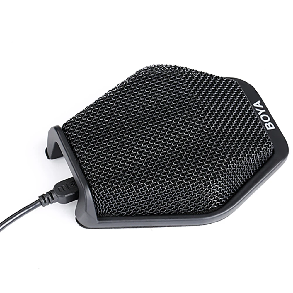 

Микрофон для конференций BOYA BY-MC2, конденсаторный микрофон для студийной записи, микрофон для компьютера, запись голоса, видео