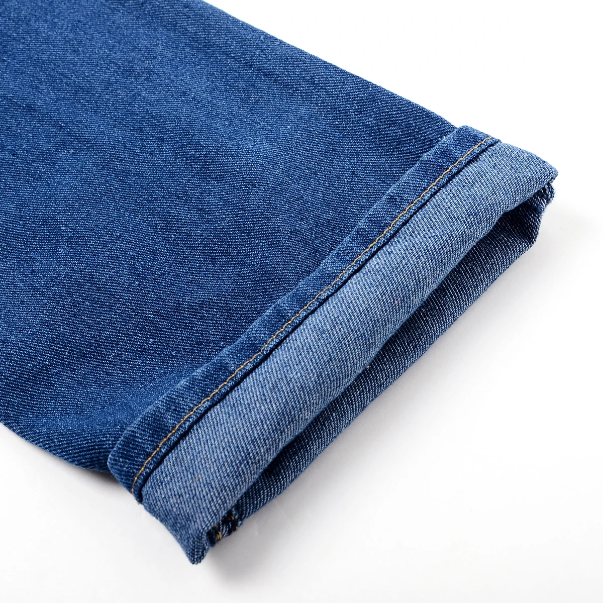 CARANFIER New Blue Jeans Men Straight Denim Trousers High Quality Classic simple Cotton Brand Buttons Men's | Мужские джинсы
