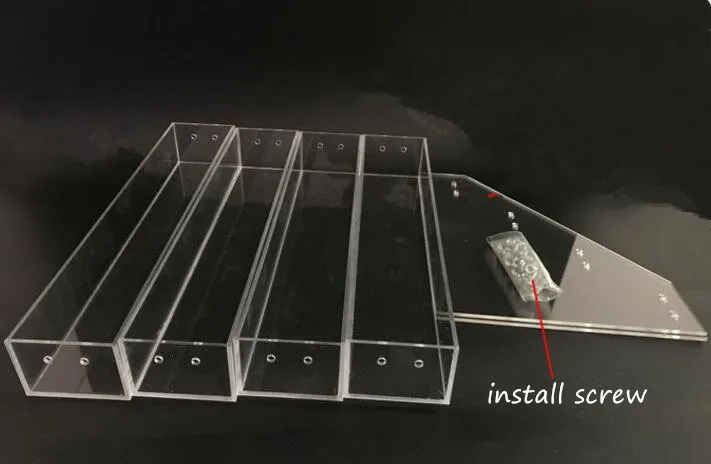 

2pcs New Promotion acrylic Nail Polish display stand Makeup Cosmetic holder fashion Organizer Mac Lipstick Jewelry display rack