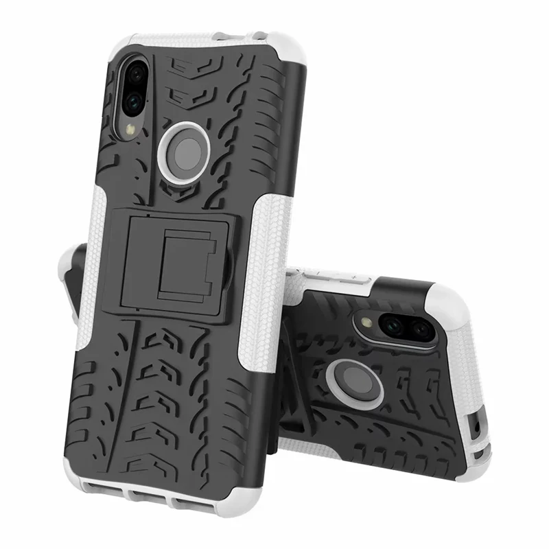 Redmi Note 7 Shockproof Armor Hard Case For Xiaomi Redmi Note 7 Pro 6.3" Phone Protector with Stand Cover On REDMI Note 7 Case