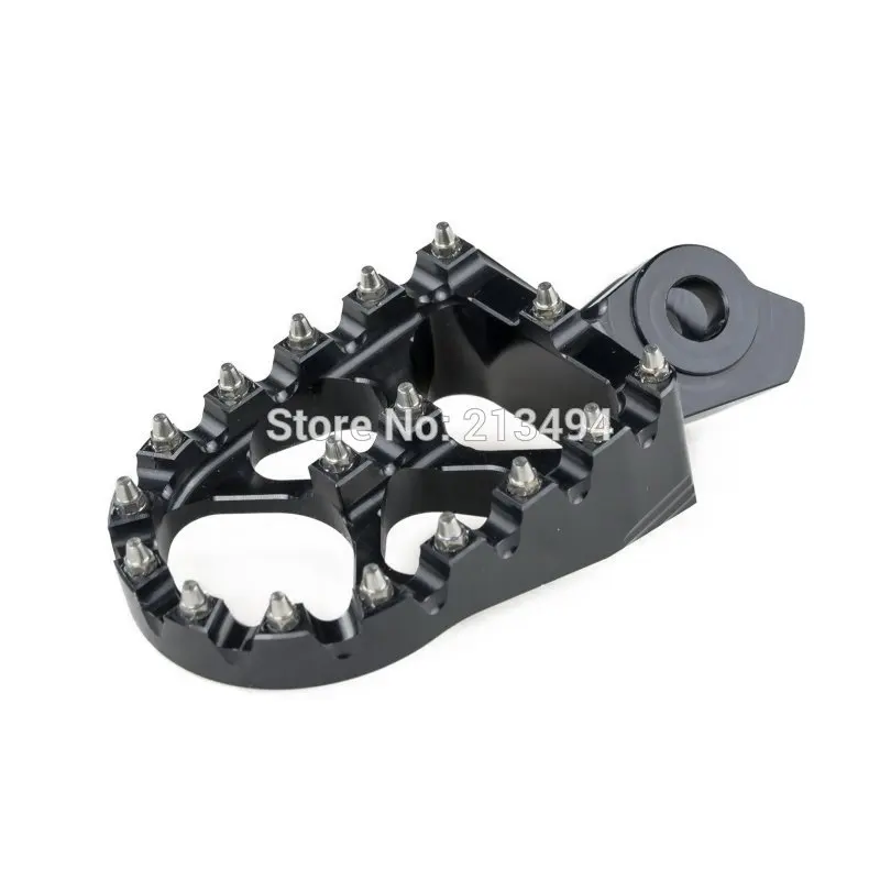 Black CNC Billet Wide Fat Foot Pegs For Suzuki RMX450Z 2010-2017 RMZ450 2008-2018 RMZ250 2010-2018 | Автомобили и мотоциклы