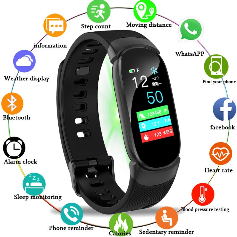 Новый металлический корпус спортивные водонепроницаемые Смарт часы для мужчин wo