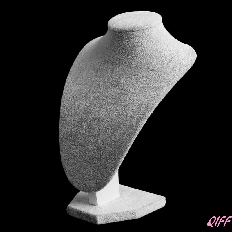 Манекен бархатное ожерелье кулон цепь ювелирные изделия Бюст шеи дисплей стенд