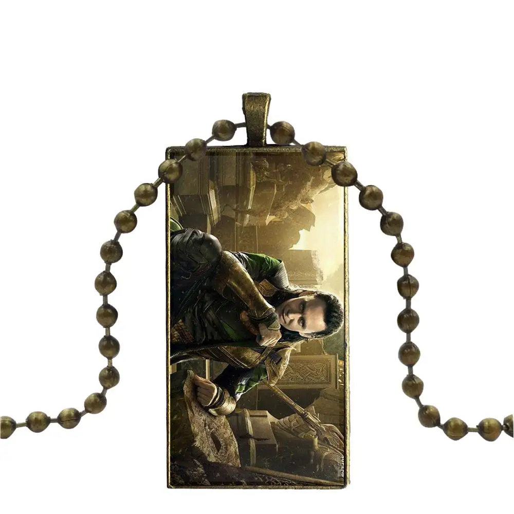 Loki Thor The Dark World для мужчин и женщин Подарочная бижутерия со стеклянными кабошонами