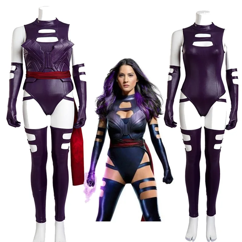 Новое поступление X-men Apocalypse Psylocke Elizabeth Braddock женское нарядное платье Косплей Костюм Хэллоуин Индивидуальные