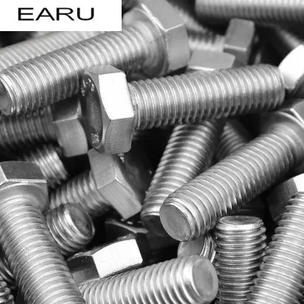 

6 pieces M6*110 mm 304 Stainless Steel External Hex Hexagonal Hexagon Head Screws Bolts DIN933 Standard