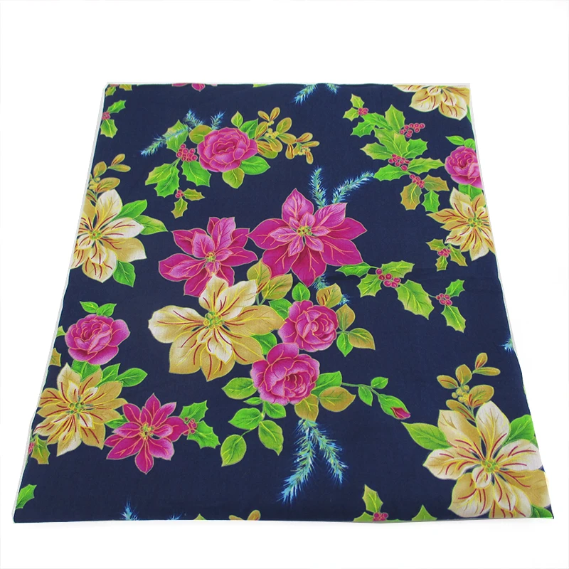 50*145 см 20*5" кешью цветы бабочка напечатаны хлопок ткань, материалы для ручных поделок для ручной работы, 1Yc900 - Цвет: 1045794004