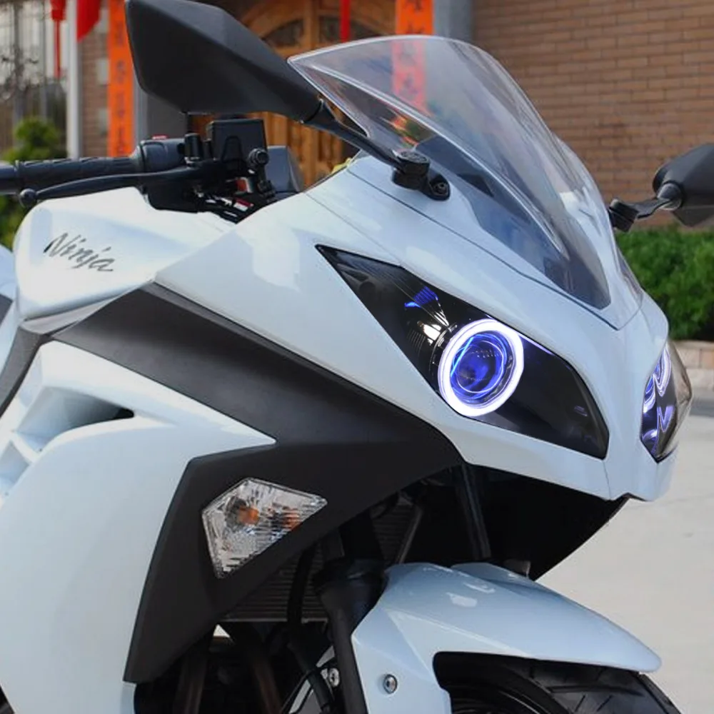 Kt мотоциклов полностью фара для Kawasaki ниндзя 300 13 - 15 2013 2014 2015 зеленый демон глаза