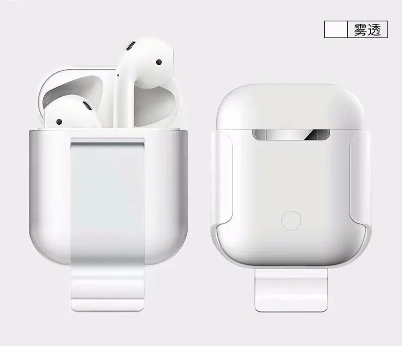 Мягкий Силиконовый противоударный защитный чехол для наушников Airpods