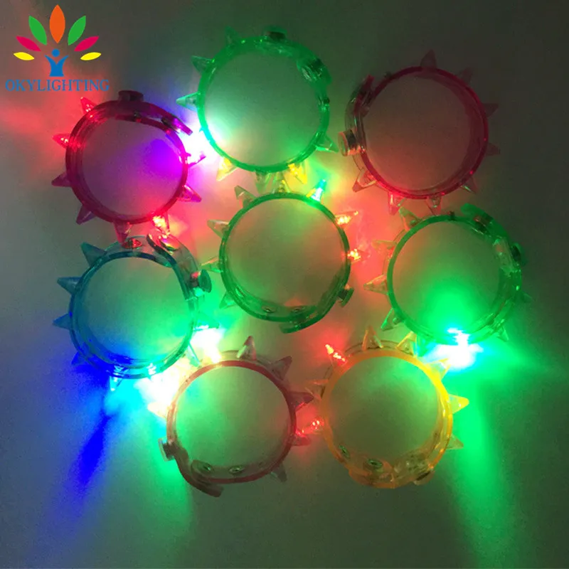 6 шт. светящийся браслет с заклепками|decoration supplies|party decorationluminous bracelet |