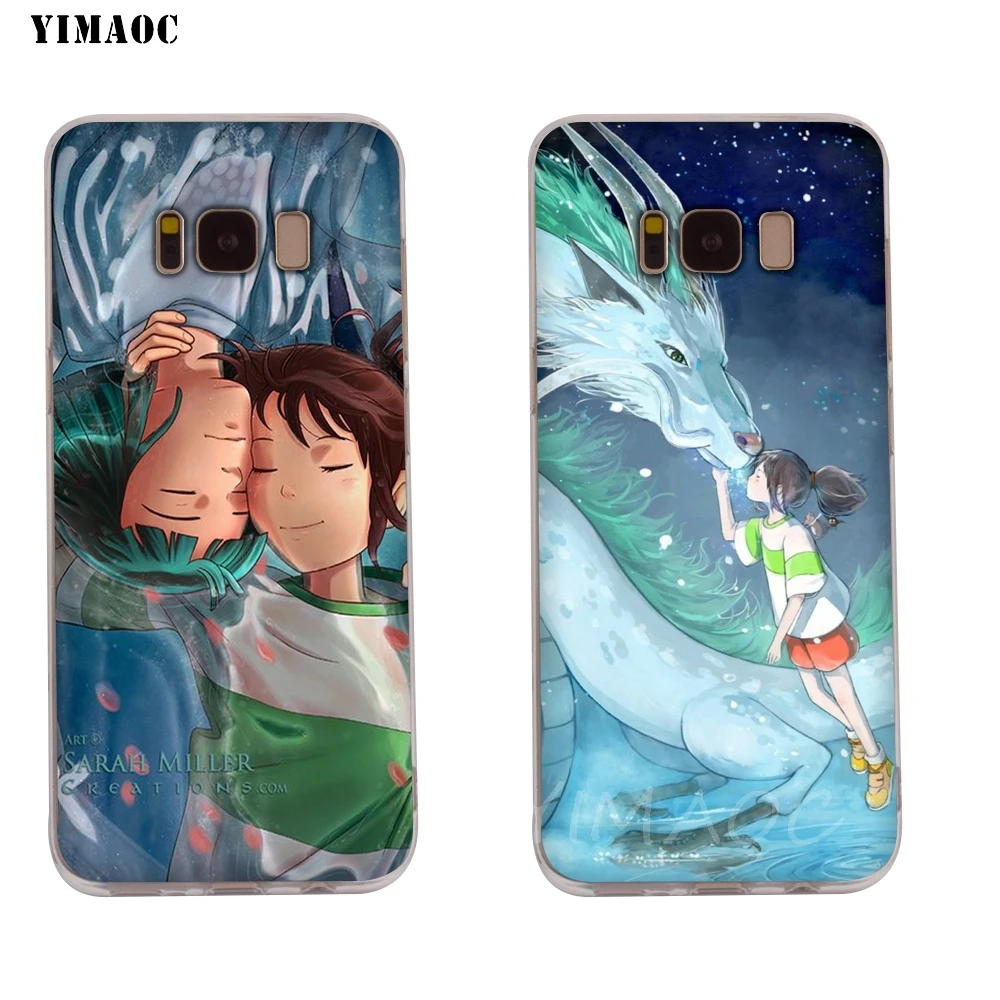 Yimaoc аниме Унесенные призраками мягкий чехол для Galaxy j3 j5 j6 j7 A5 2016 2017 A6 A9 2018 Note 8 9 S7