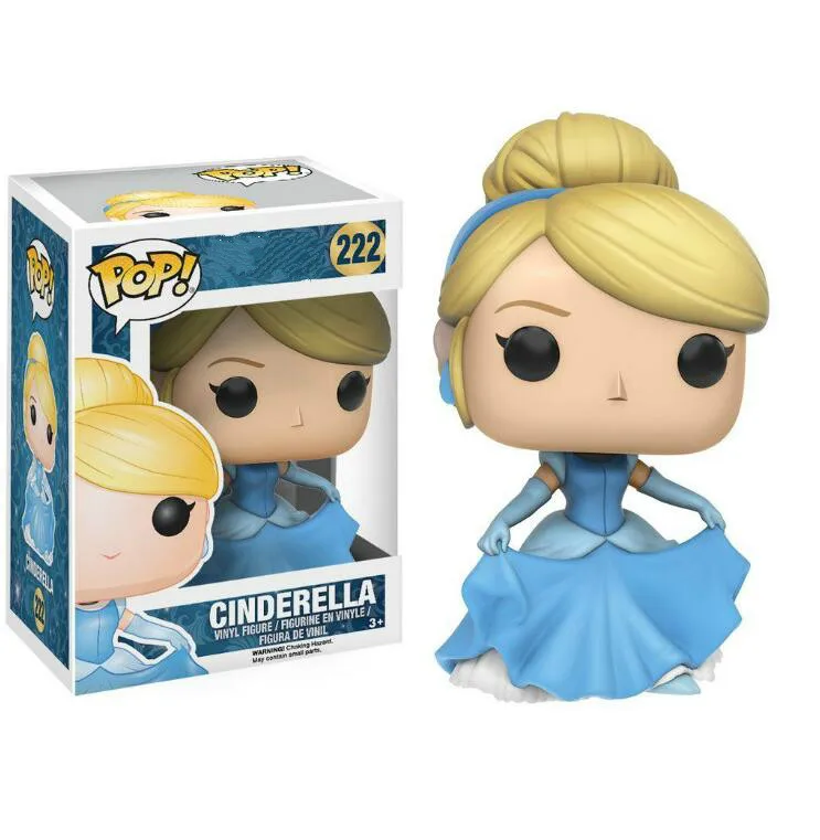 Funko Pop оригинальная мультяшная Принцесса Эльза Белл Алиса Анна Снежная Коллекция Модель игрушки Виниловая фигурка детские игрушки
