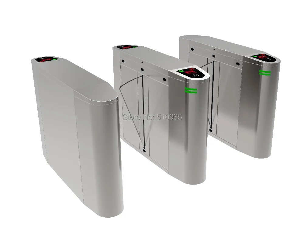 Автоматические ворота из нержавеющей стали 304 с двойным механизмом для контроля