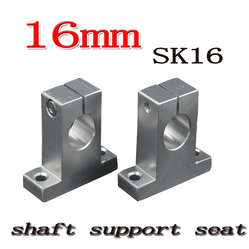 4 pcs/lot SK16 SH16A 16mm linear shaft support Linear Rail Shaft Support XYZ Table CNC parts | Обустройство дома