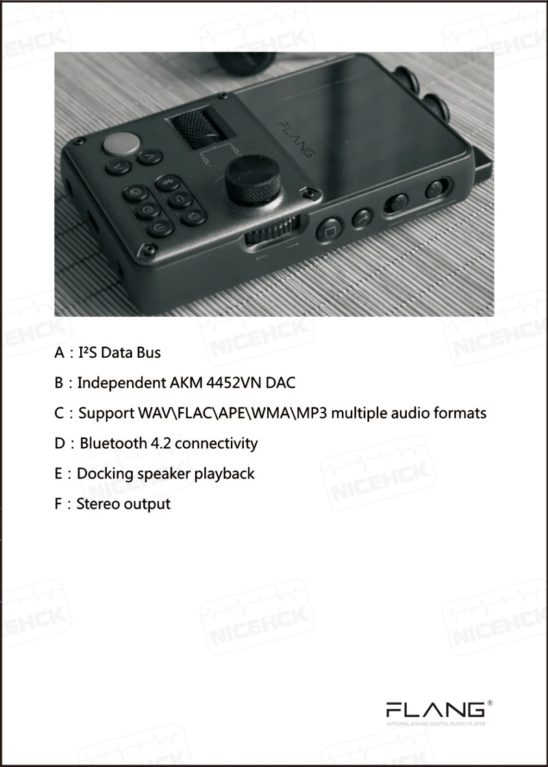 Flang P5 Профессиональный музыкальный MP3 HIFI музыкальный плеер без потерь портативный mp3-плеер с 4452VN цап поддержка Bluetooth