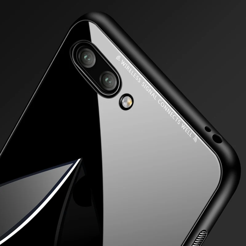 XinWen стекло зеркало чехол на заднюю панель телефона, coque, чехол, чехол для huawei honor 10 9 lite v10 view 10 10lite 9 lite аксессуары