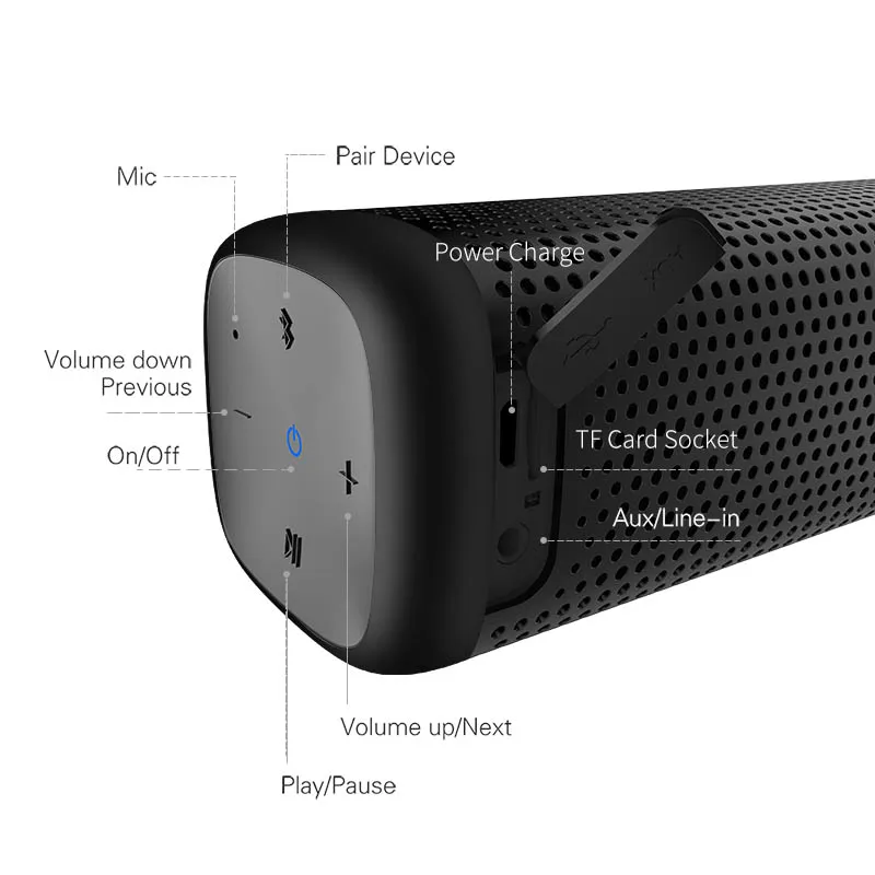 Meidong Bluetooth Колонка для компьютера беспроводной сабвуфер автомобиля мобильный