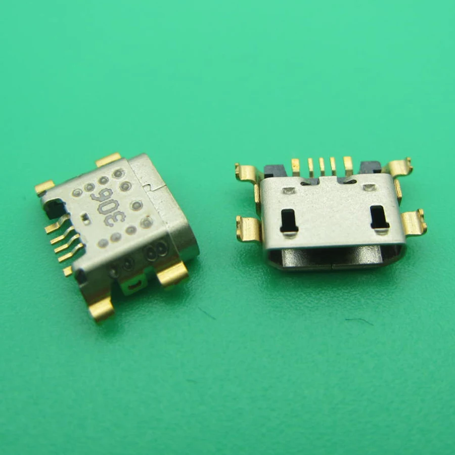 50pcs for OPPO VIVO Y67 Xiaomi Redmi Micro USB Charging Data Plug Socket Good Quallity Repair Jack Dock Female Connector 5 PI