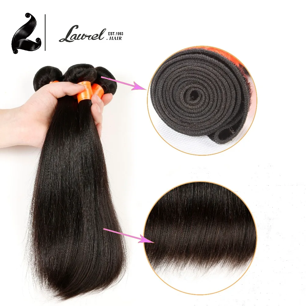 Прямо Weave 4 Связки Laurel Продукты Волос Компании 30 Дюймов бразильский Прямые Волосы