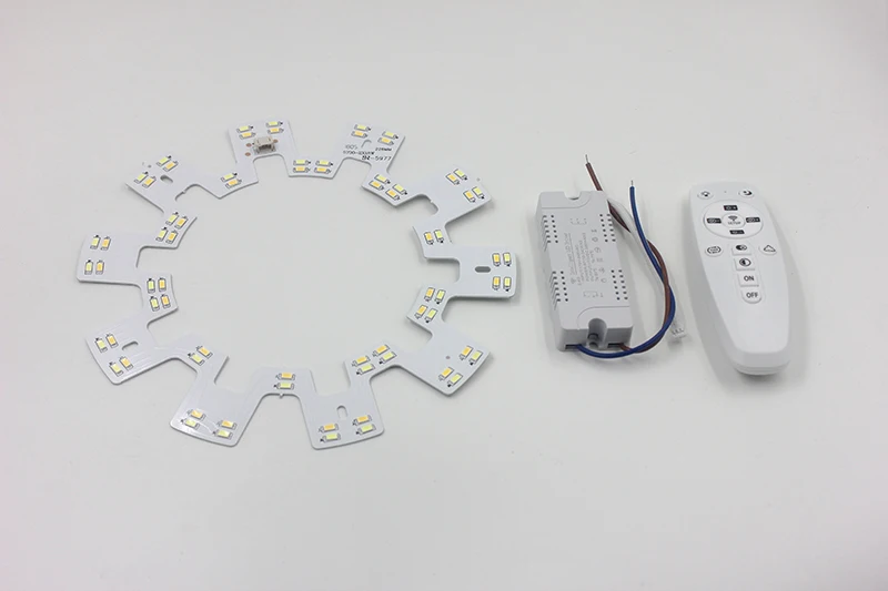 Светодиодный 5730 SMD магнитный 2,4G wifi смарт Модифицированная плата для спальни дома фойе светодиодный потолочный светильник Замена с пультом дистанционного управления