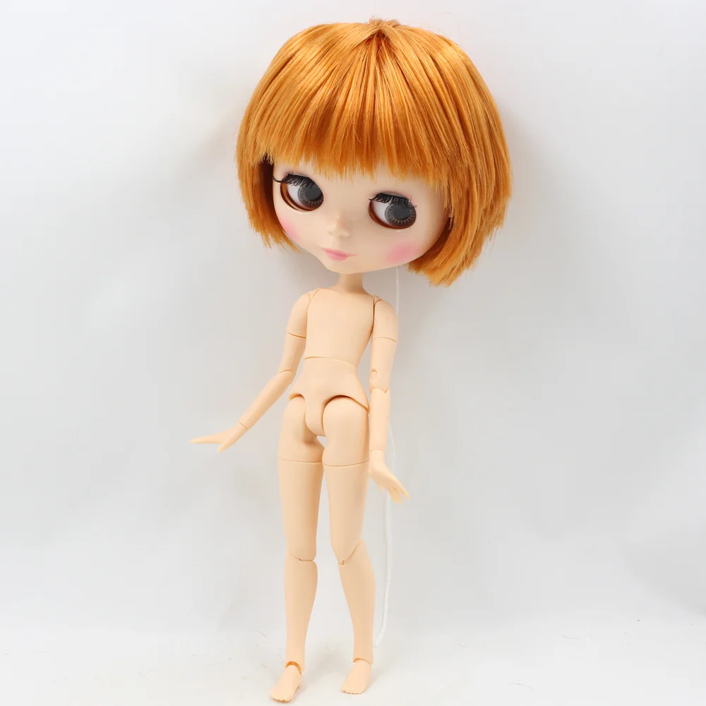 Fortune Days Nude Blyth кукла мужская кукла серии No. BL0145 оранжевые каштановые волосы для мужского тела подходит для changeBJD Factory Blyth