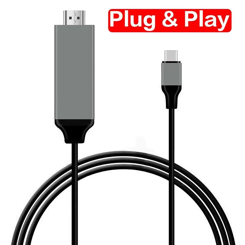 Тип C HDMI адаптер usb-кабель C USB3.1 к HDTV для телефона планшета ноутбука 4 K HD TY1 для Macbook hp DELL для samsung S8 S9 huawei