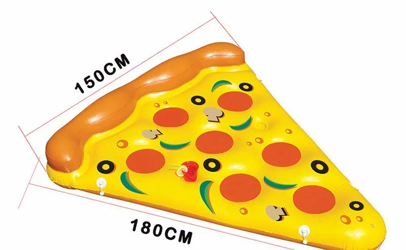 Надувные игрушки для купания в виде пиццы плавающие воде Пончики бассейна