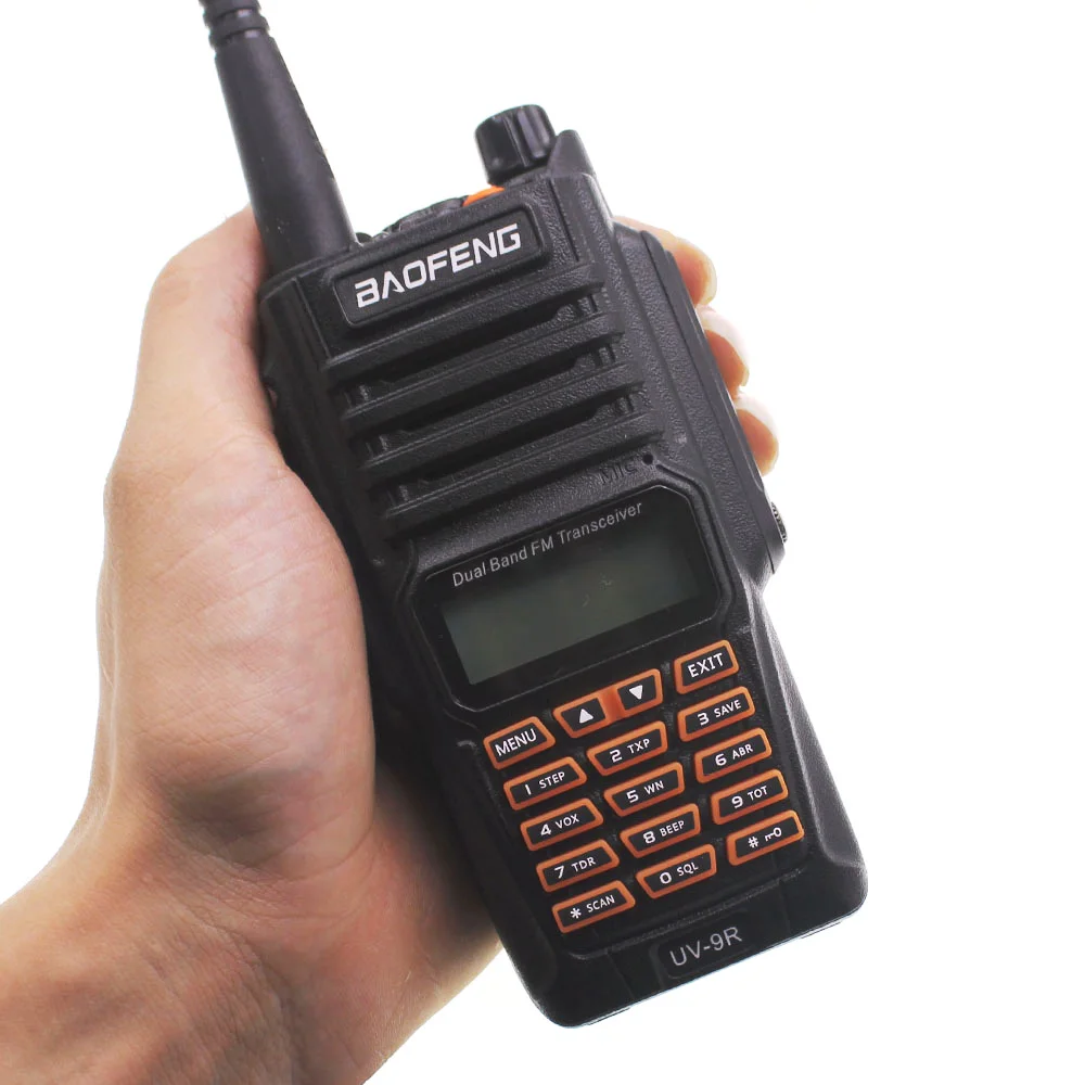 Baofeng UV-9R рация 2200 мАч IP67 Водонепроницаемый 136-174/400-520 МГц двухдиапазонный двойной режим ожидания двухстороннее радио UV9R