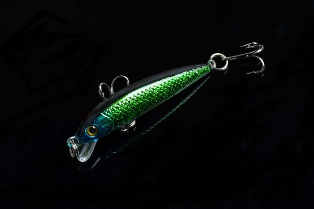 5PCS/lot Super Quality 5 Colors 5.5 cm 3.6g Hard Bait Fishing lures Bass Fresh Salt water 8#hook | Спорт и развлечения