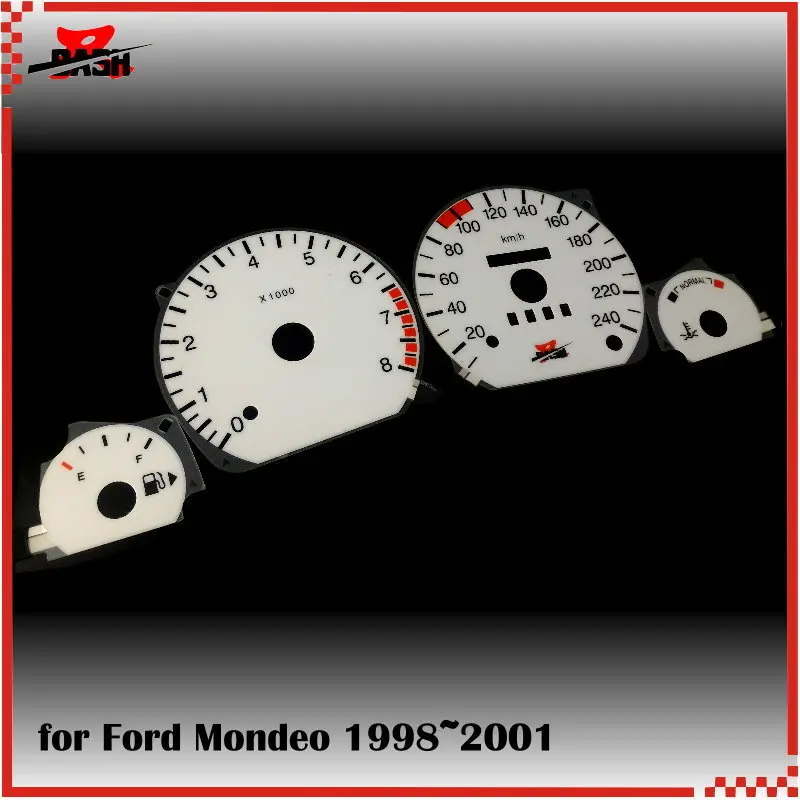 Тире EL свечение Калибр для Ford Mondeo 1998 2001 полный тип свечения синий зеленый