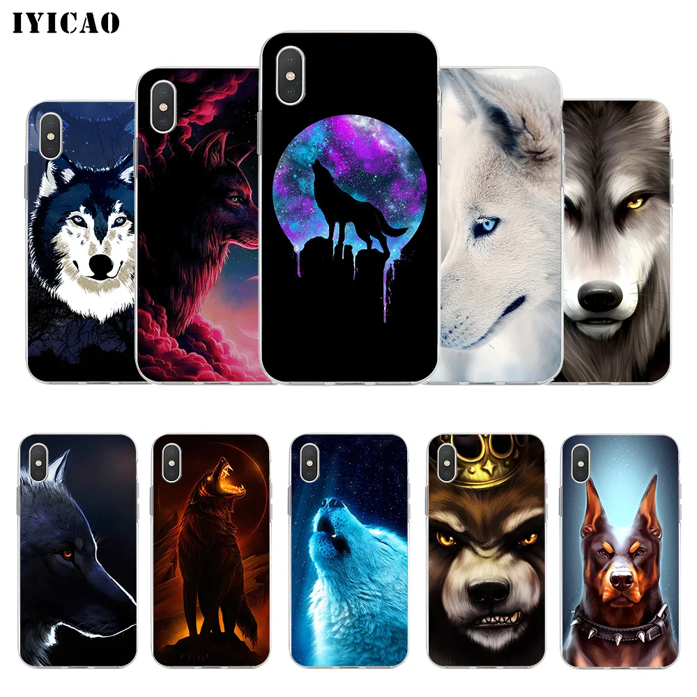 IYICAO Мягкий силиконовый чехол для iPhone X XR XS MAX 6 6s 7 8 Plus 5 5S SE TPU|Чехлы-накладки| |
