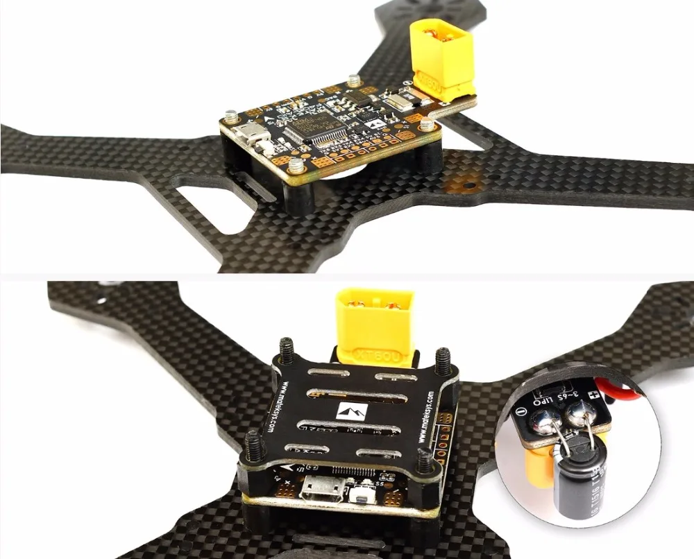 BetaFlight F405 AIO встроенный Полетный контроллер F4 FC Встроенный OSD для DIY FPV cross racing mini