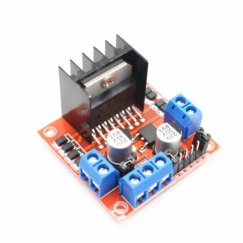 Модуль платы контроллера шагового двигателя L298N для Arduino двойной h мост