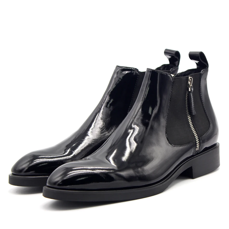 Лидер продаж модные мужские ботинки Челси ручной работы из натуральной воловьей