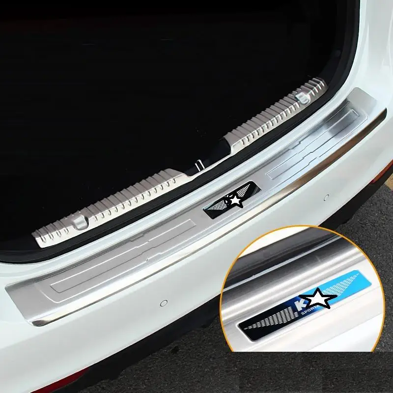 Автомобильный авто модифицированный хром Automovil багажник задние панели ножная