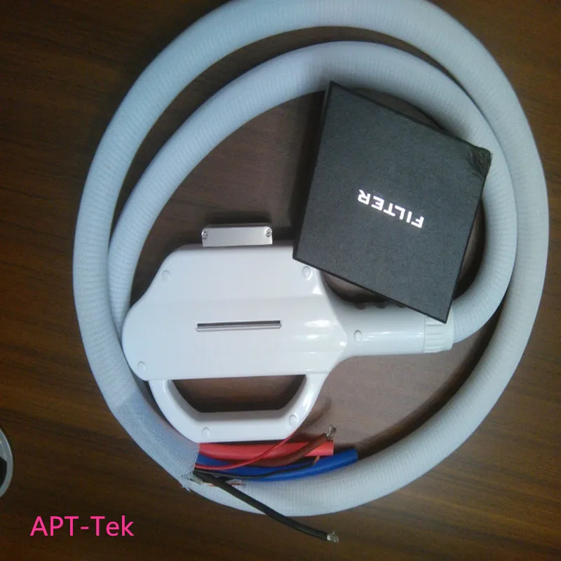 

Best cooling peltier E- light IPL handle (with RF) and UK lamp 15*50mm spot size for hair removal & skin rejuvenation