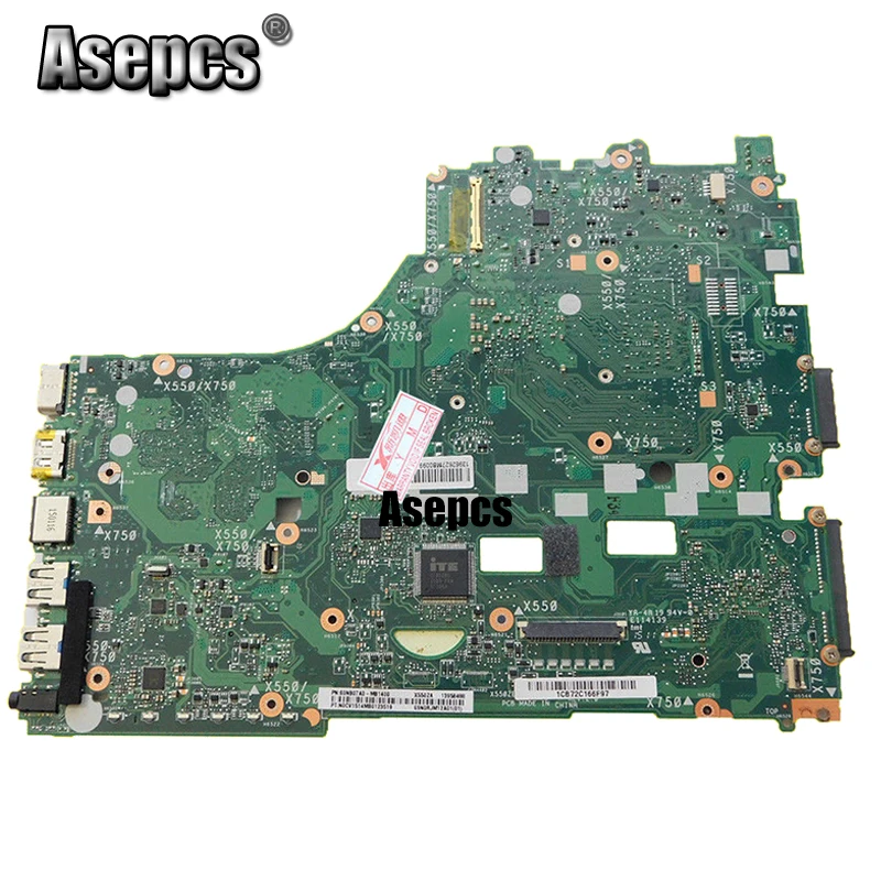 Asepcs X550ZE материнская плата для ноутбука Asus X550ZA X550Z X550 K550Z VM590Z A555Z K555Z X555Z тест