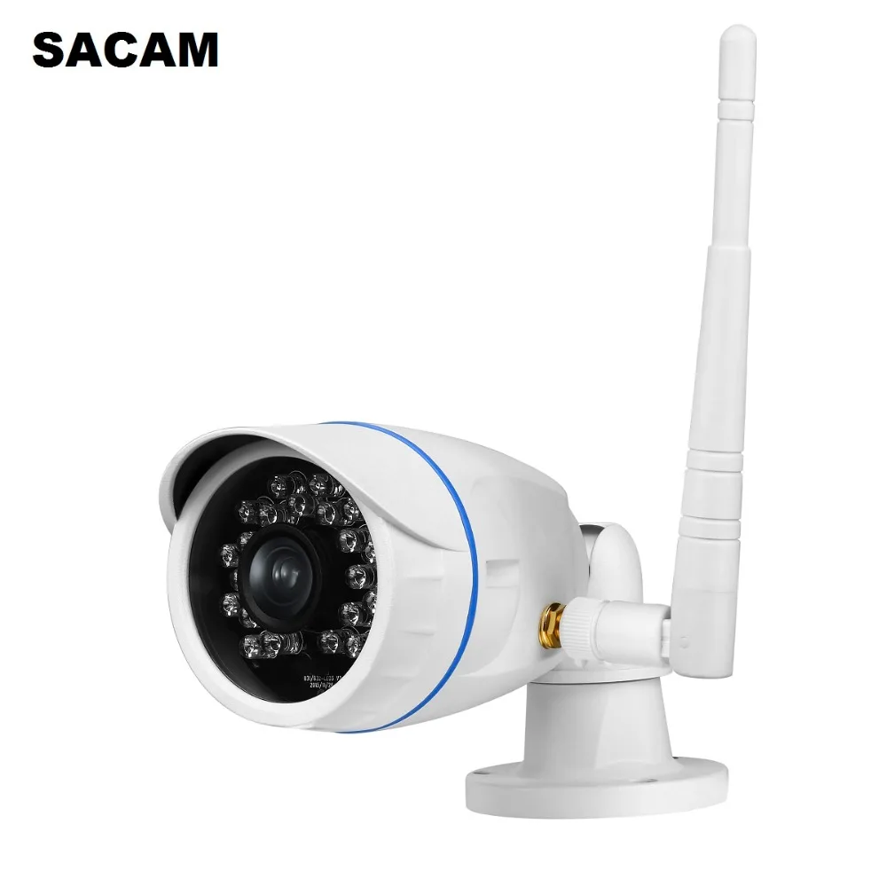 

SACAM WiFi Outdoor Camera Wireless IP Camera Surveillance CCTV Cam for Home Security Waterproof IR Night Vision Motion Alarm