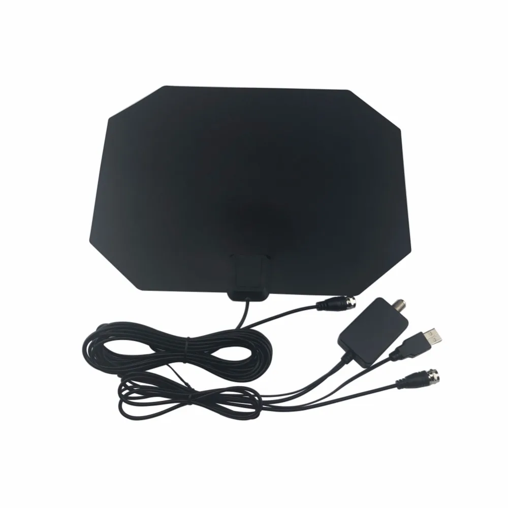 Universal Indoor TV Antenna ATSC High Definition Digital Signal Receiving Amplified with Amplifier | Электроника