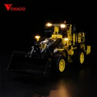 Светильник ка, совместимая с 42030 20006 Technic Volvo L350f, колесный погрузчик, строительные блоки, кирпичи (светильник с аккумуляторной коробкой)