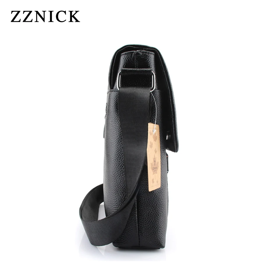 ZZNICK 2019 HOT Fashion Men Shoulder Bag Genuine Leather Messenger Designer Famous Brand Business Crossbody For Male |
