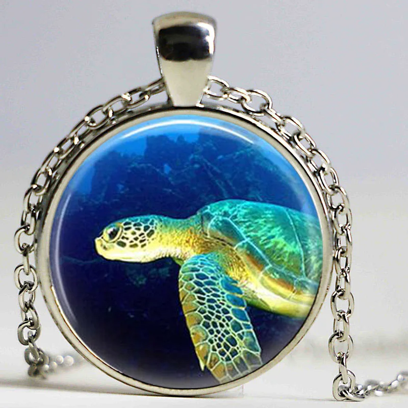 Винтажная подвеска в виде стеклянной купола цвет серебро|Ожерелья с подвеской| |